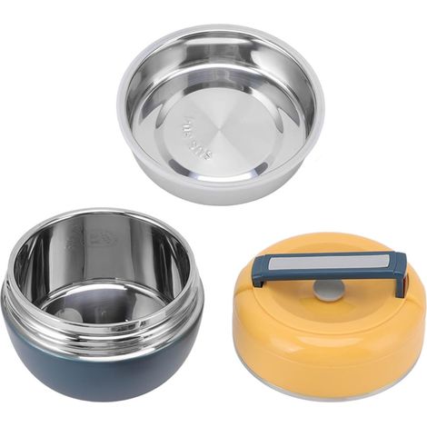 Boîte alimentaire isotherme en acier inoxydable durable, idéale (1/5)