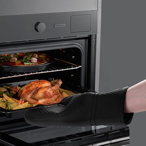 Gant De Cuisson - Gant Isolant Cuisine Résistant À 260 °C En Gel De Silice - Pour Four Micro-ondes Poêle - 1 Pièce (1/5)