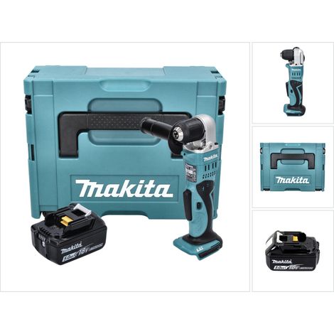 Makita DDA 351 T1J Trapano angolare a batteria 18 V 13,5 Nm + 1x batteria ricaricabile 5,0 Ah + Makpac - senza caricabatterie