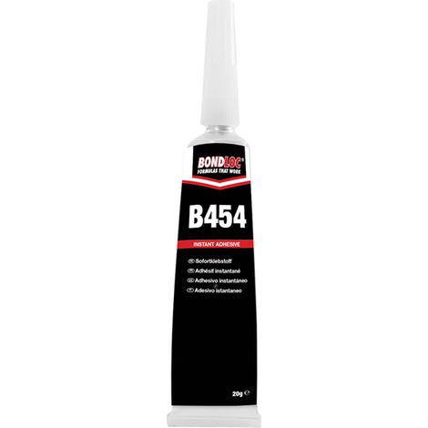 B454 Thixotropic Non-Drip Gel Cyanoacrylate 20g BONB45420