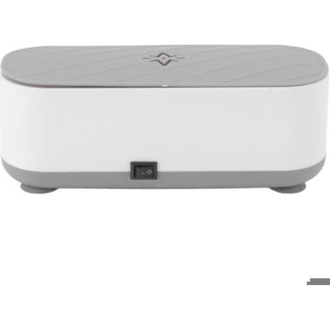 Nettoyeur A Ultrasons - 40 kHz - Capacité 600 ml - Pour Bijoux Lunettes Montres Rasoirs - USB Alimenté - Blanc - 1 Pièce (1/4)