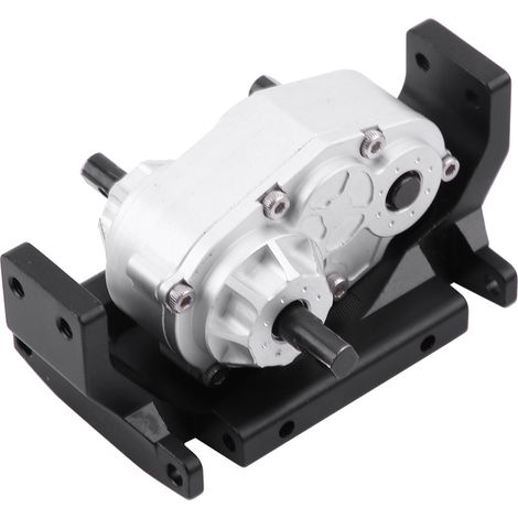 Boîtier de transmission en métal avec support pour voiture RC 1/10 SCX10 / D90 - Crawler tout-terrain (1/5)