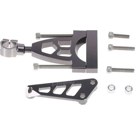 Staffa di montaggio ammortizzatore di sterzo per CB400 VTEC 1999- Ricambi per modifiche moto Grigio (1/2)