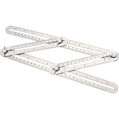 TEMPLATER à angle réglable en acier inoxydable 2512cm