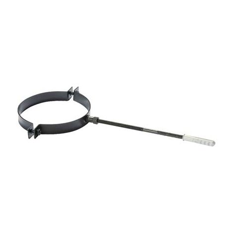 COLLARE REGGITUBO PELLET NERO OPACO SAVE  CM 12 + TASSELLO