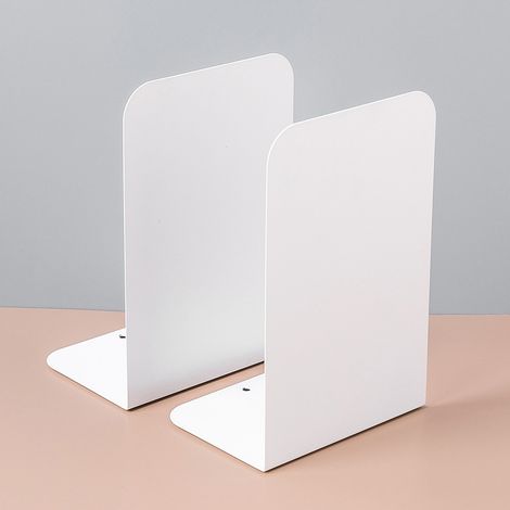 Support de livre en métal de bureau livre lunette clip de livre livre par support de livre simple support créatif étagère(Blanc) (1/5)