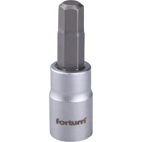 FORTUM Steckschlüssel 1/4" Sechskant, H 6, L 38 mm 4701606