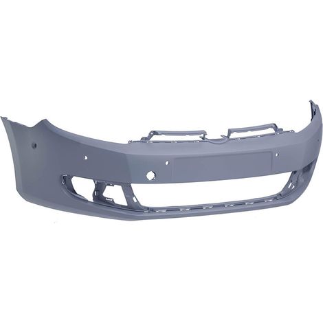 Pare-choc avant à peindre avec 6 trous pour radars Volkswagen Golf 6 2008-2012 (1/2)