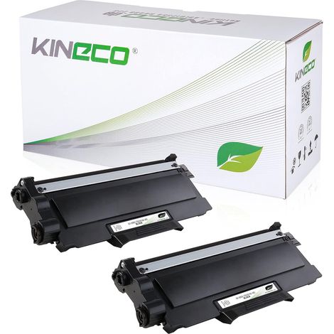 Pack de 2 Cartouches de Toner Compatible avec Brother TN2010 HC Noir HL-2130 DCP-7055 DCP-7057 HL-2132 DCP-7055 W HL-2130 R HL-2132 R HL-2135 W HL-2140 R (1/5)