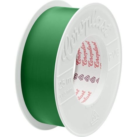 Coroplast 302 PVC 265958 Nastro isolante Verde (L x L) 25000 mm x 30 mm 1 pz.