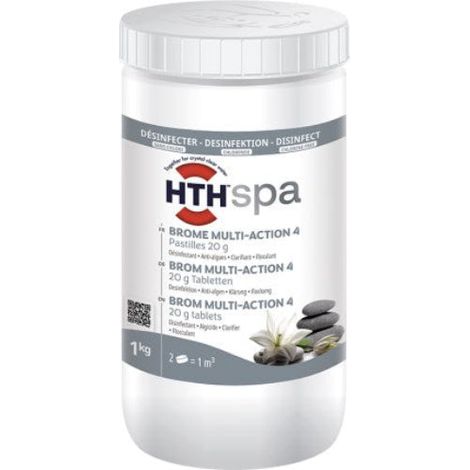 HTH Spa Brome Multi-Action 4 1kg - Lot de 2