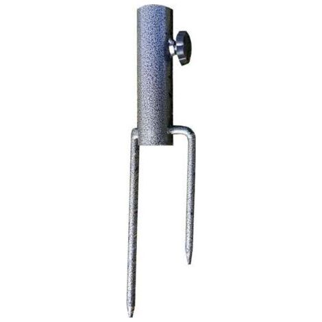 Piquet De Sol Pour Parasol Parasol à Cheville Parapluie De Plage Ancrage De Sable Piquet Parasol Pied De Parasol En Fer Parasol Accessoires Fixation Pour Balcon Pour Tiges De Parasol Épaisseur (1/5)