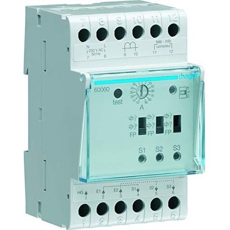 Hager Distributore Universale 3 vie colore neutro