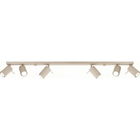 Sollux RING Barre de spots encastrés Ring Ceiling Spotlight Bar Taupe 6x GU10 (1/5)