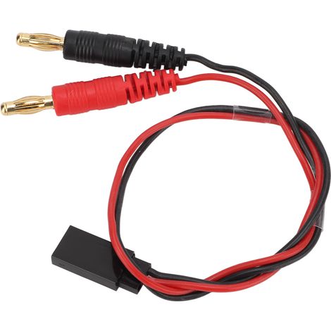 Câble de connexion Futaba Femelle vers Banane Mâle 4.0 pour chargeur LiPo 22AWG (1/5)