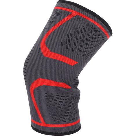 Kompressions-Knieschoner für Sport - Atmungsaktiver und rutschfester Schutz für Outdoor-Aktivitäten (Größe XL) (1/5)