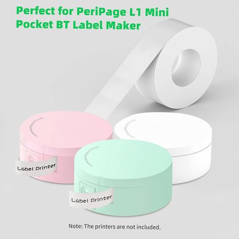 Transparentes Thermotransfer-Etikettenband, 13,5 mm x 4,2 m, Rolle (1/5)