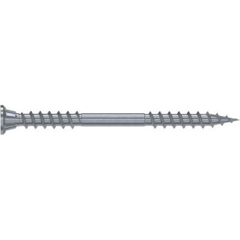Simpson Strong Tie – Vis à bois tête fraisée 8x48mm – Double filet et filetage partiel – Pointe type 17 – Torx T20 – Boîte de 250 vis traitées Impreg®+ (1/3)