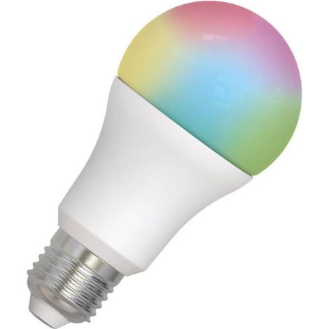 ampoule à led - connectée - e27 - 9w - tuya - rgbw - a60 - dimmable - aric 20127 (1/5)