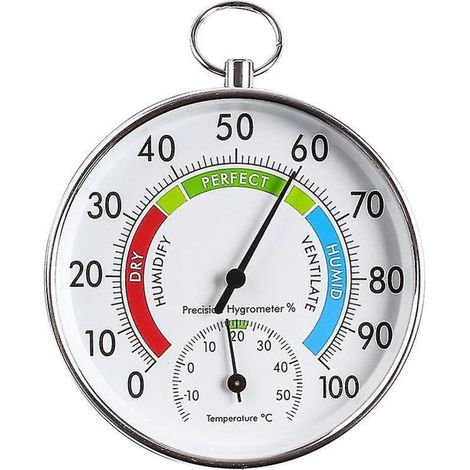 Ideales Thermometer, überwacht Höchst- und Tiefsttemperaturen sowie die Luftfeuchtigkeit. (1/5)