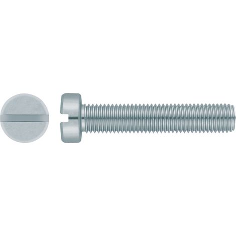 Vis tête cylindrique - ranurada - 4.8 - Zincada M4 x 60 - Caja de 250
