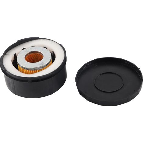 Silencieux à Filtre d'Admission 80mm pour Compresseur d'Air, Coque Ronde en Plastique 25mm (1/5)