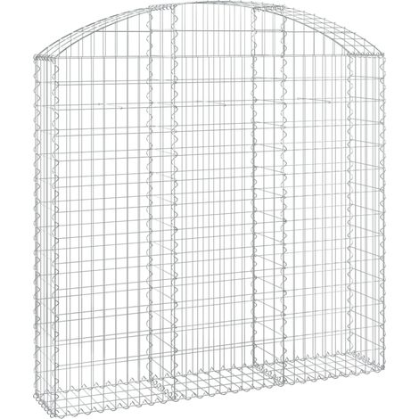 Maison Exclusive - Gabione mit Hochbogen 150x30x140/160 cm Verzin