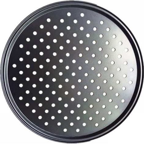 Plaque À Pizza - En Acier Inoxydable - Perforée - Pour Four - 24 5 Cm 26 Cm 28 Cm 32 Cm - 1 Pièce (1/5)