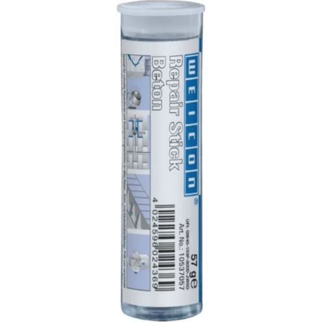 Pasta epoxi cerámica Weicon Repair Stick para hormigón, 57 g, reparaciones rápidas de hormigón, sellado subacuático. (1/3)