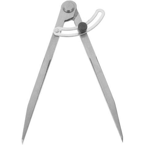 PA Compas à Pointes Sèches Professionnel en Acier Carbone Compas 300mm Grand Diamètre pour Charpentier Menuisier Ébéniste Architecte Tailleurs de pierre, Jauge Precision de Marquage Industrie (1/4)