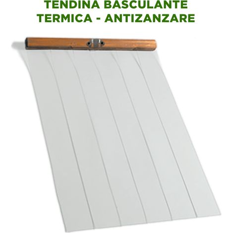 Tendina Termica Per Cuccia in Legno per cani MADE IN ITALY Mod. Pastore Mis. 29 x H55 (1/2)