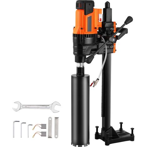 Perceuse à carottage diamant 3200W, Ø2,03-24,9 cm, avec support, pour béton et maçonnerie. (1/5)