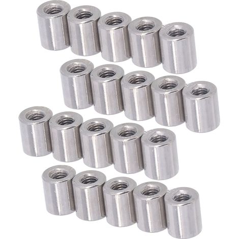 Kit d'écrous de raccordement cylindriques à filetage interne M61.0-12-L14mm (20 pièces) (1/5)