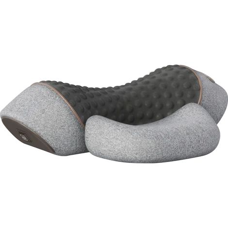 Oreiller de massage électrique pour la nuque avec fonction chauffante et vibrante, masseur shiatsu pour soulager les douleurs cervicales, oreiller orthopédique. (1/5)