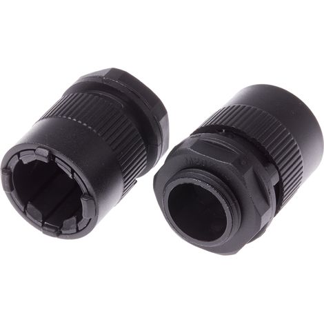 Raccord de gaine RS PRO, taille 20mm en Nylon 66 ( Prix pour Paquet de 10 )