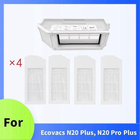 Bac à poussière avec 4 filtres pour aspirateurs robots Ecovacs N20 Plus et N20 Pro Plus - Accessoires (1/5)