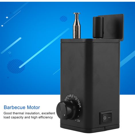 Moteur rotatif pour rôtissoire/barbecue, sortie CC 3-12 V, réglable, outil de barbecue, prise UE 220 V (1/5)