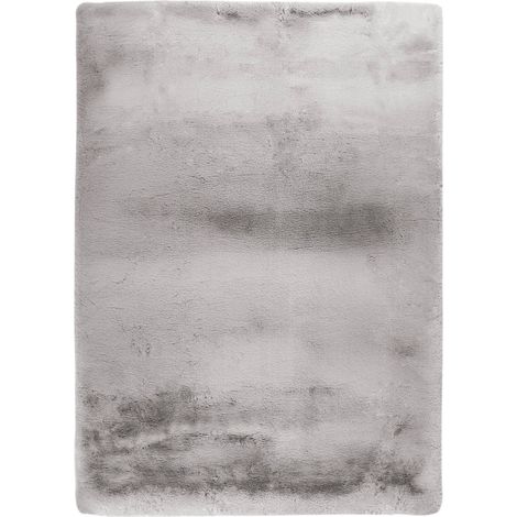 Tapis shaggy argent ultra doux haute densité - 150 x 80 cm (1/5)