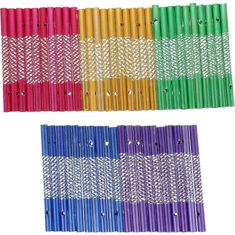 Packung mit 50 Aluminiumröhren für Windspiele (zufällige Ausführung) – 8,00 x 0,50 x 0,50 cm (1/3)