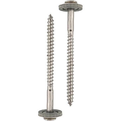 50 pieces 6.380mm Vis à queue pointue en acier inoxydable 304 Non standard, vis hexagonales avec joint, vis autotaraudeuses à queue pointue hexagonale non standard (1/4)