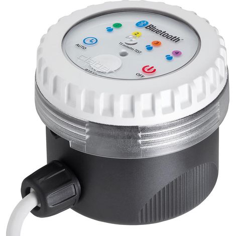 Claber Controller-4 BT – Bluetooth® 9V Steuerungsmodul mit Integriertem Smart-Programmiergerät, Steuerung von 4 bistabilen Magnetventilen, Programmierung über App