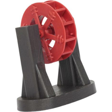 Modèle réduit de roue à aubes, accessoire créatif, rouge, 5 cm de diamètre (1/5)