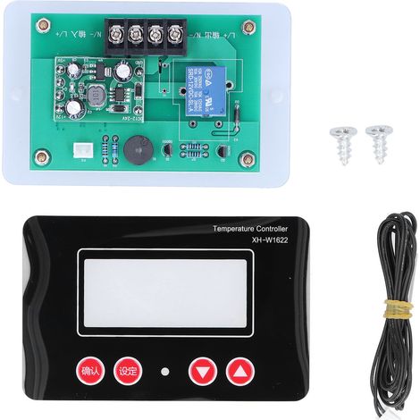 Thermostat Soavoa XHW1622XH-W1622 Numérique LCD avec Sonde Étanche pour Incubation et Élevage 1 Pièce (1/4)