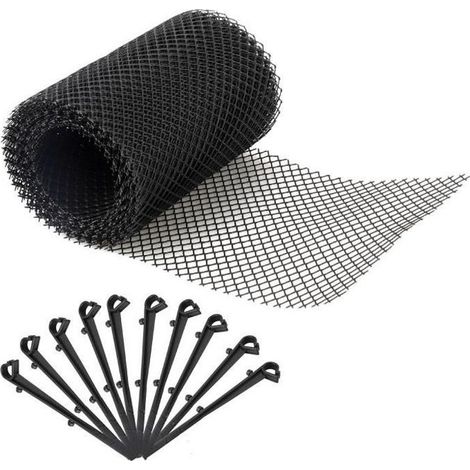 Protection Of Gutter - Net Of Protection For Sheets Of Feuillage In Plastic 0.156M (1/4)
