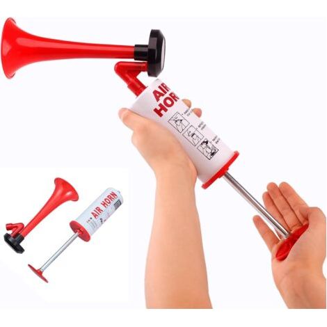 Klaxon pneumatique portable 120 dB – Alimentation manuelle – Sécurité maritime, camping, événements sportifs – Compact et léger (1/5)