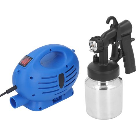 Tragbare elektrische Hochdruck-Farbspritzpistole, 230–240 V, EU-Stecker, für Möbel und Schränke, 1,5 mm Aluminiumbecher (1/5)