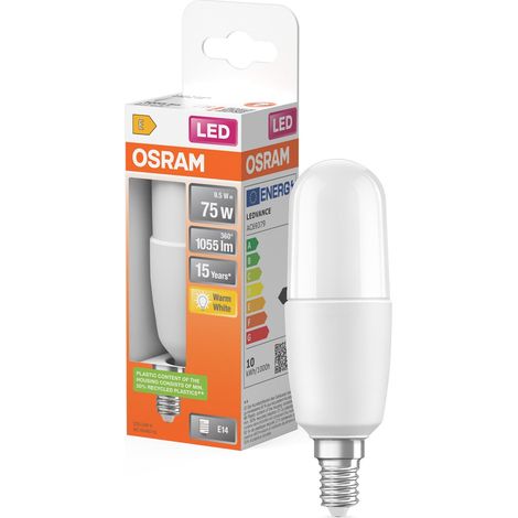 Ampoule LED Culot: E14 Blanc chaud 2700 K 10 W équivalent à 75 W LED STAR STICK (1/2)