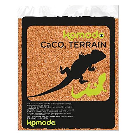 Sabbia di Komodo CaCO3 Terracotta - sabbia commestibile per rettili (1/2)