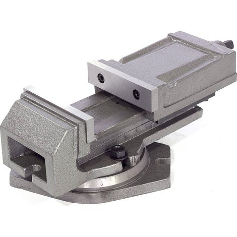 Morsa a macchina SOGI Y166/100 100x35 mm con tavola girevole per fresatrici - apertura 75 mm (1/5)