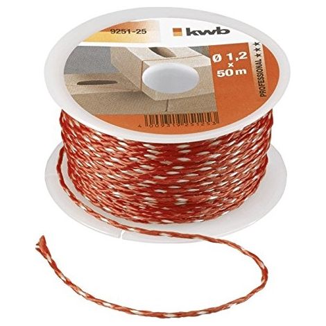 Línea de construcción kwb 925125 nylon 50 m elástica